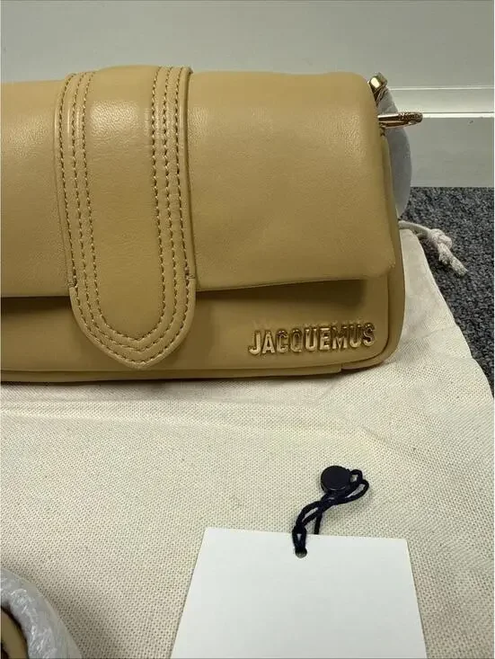 Jacquemus Le Petit Bambimou shoulder bag Camel Brown NEW - Picture 5 of 9